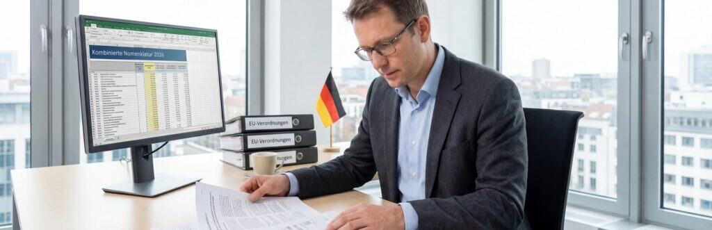 Kombinierte Nomenklatur 2026: Die neuen Zolltarifnummern im Überblick